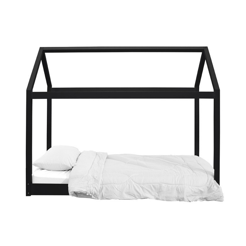Hickory Black House Bed