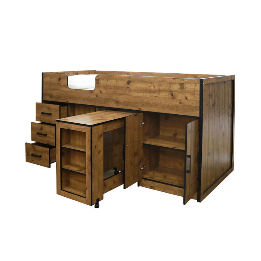Rocco Wooden Mid Sleeper