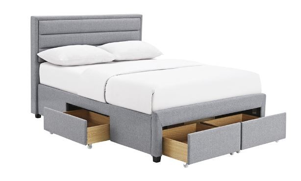 Greenwich Soft Grey Bed