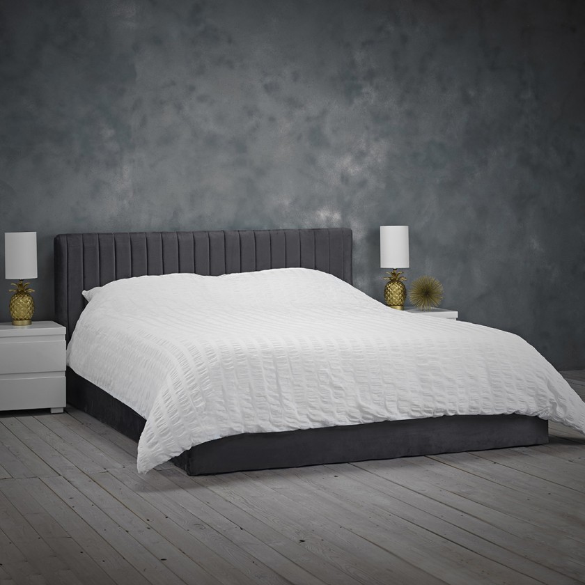 Berlin Grey Double Bed