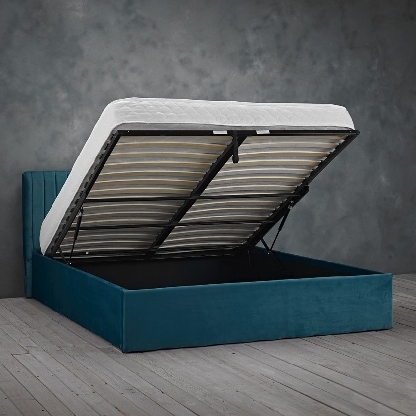 Berlin Teal Ottoman Bed