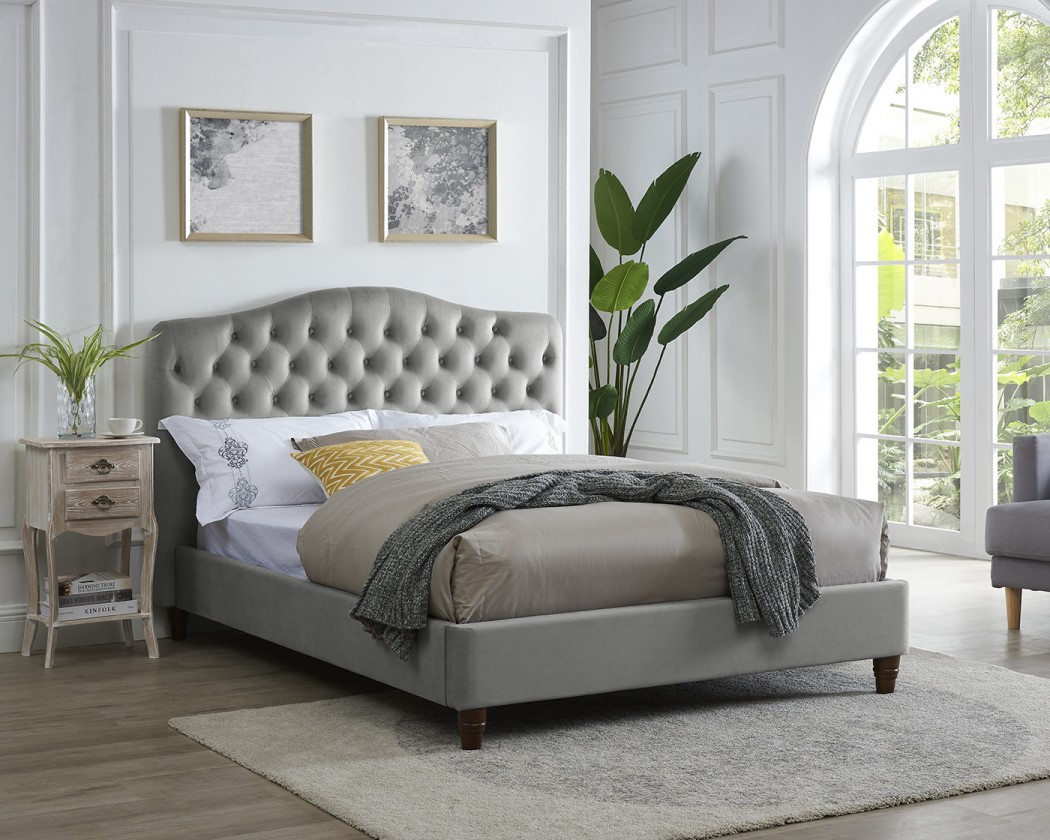 Sorrento Grey Bed