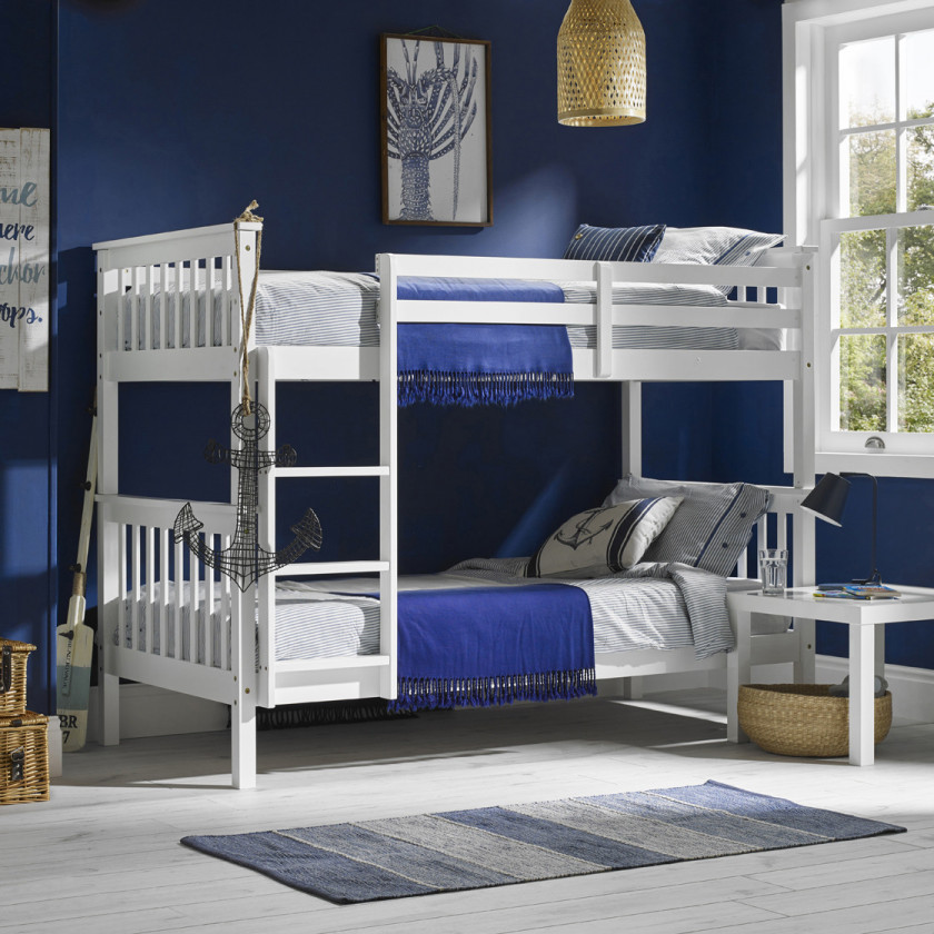 Leo White Bunk Bed