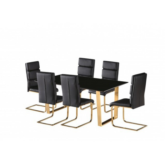 Antibes Living Black Dining Set