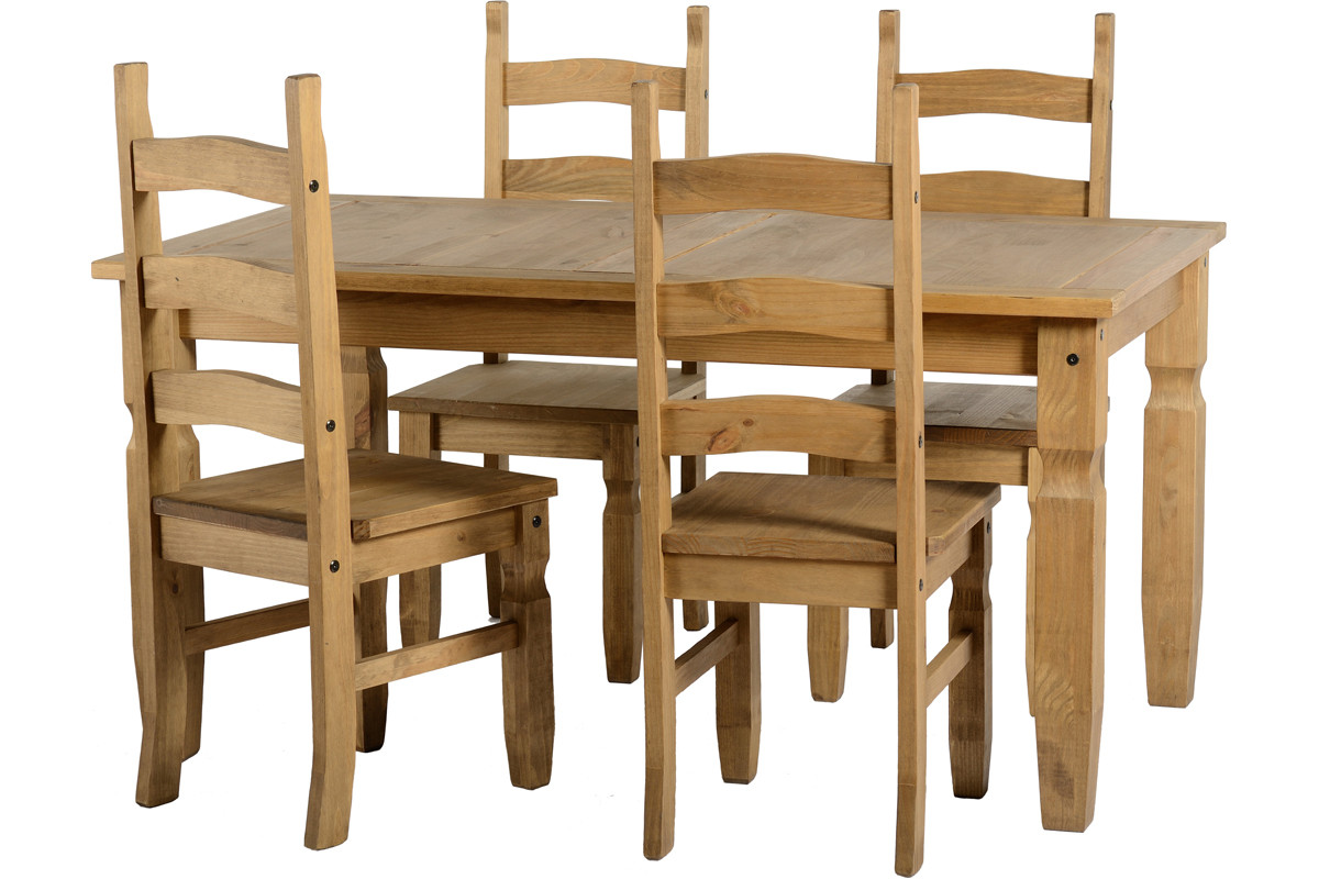 Corona Dining Table Chairs Set