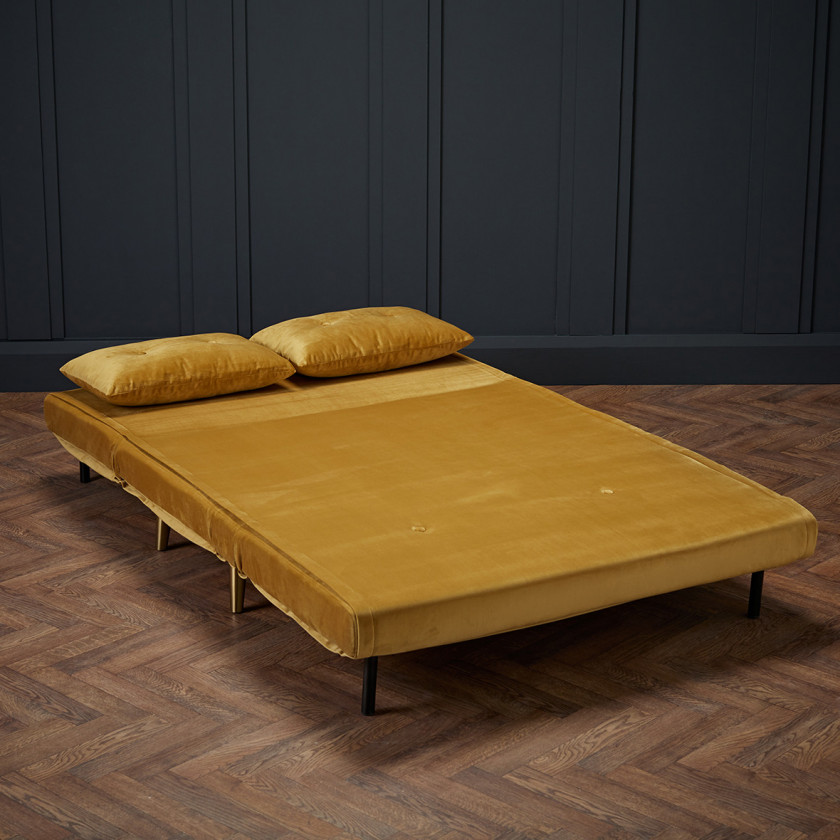 Madison Mustard Sofa Bed