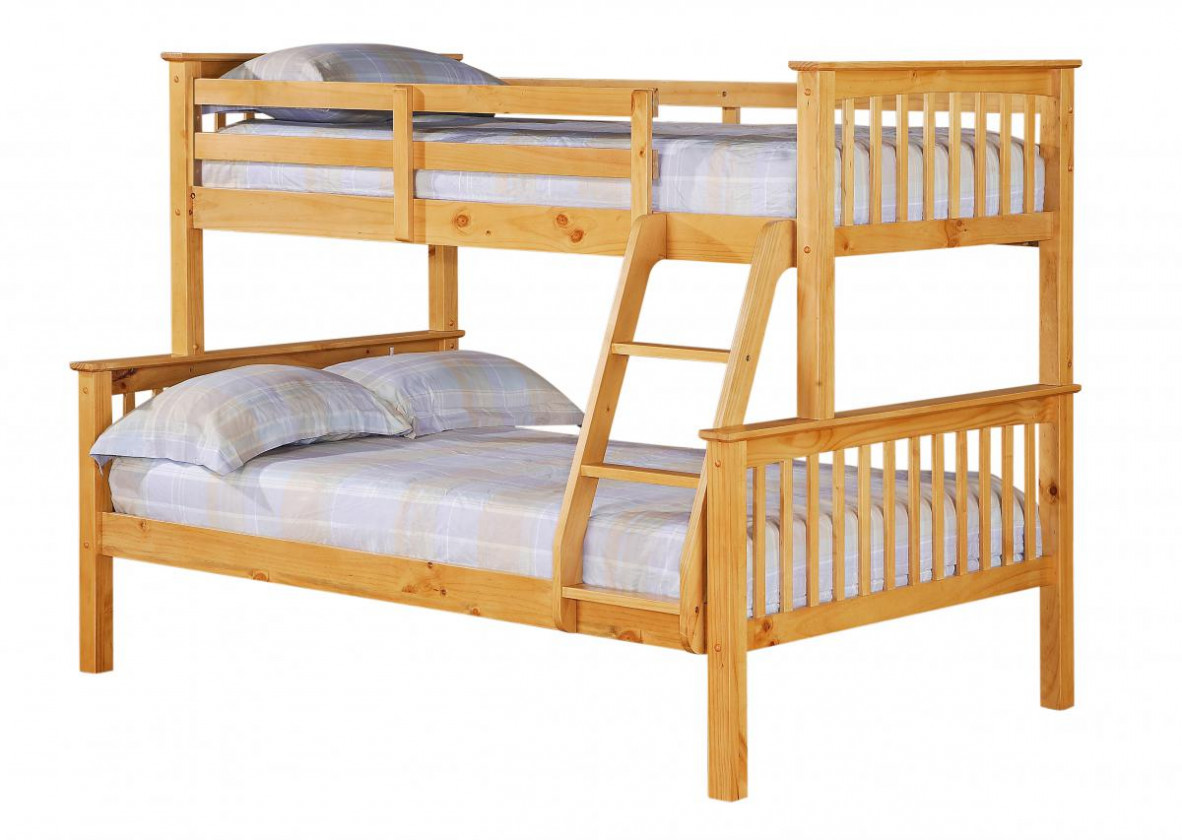 Porto Wooden Triple Sleeper Bed