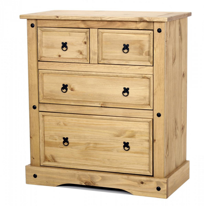 Corona 2+2 Drawer Chest