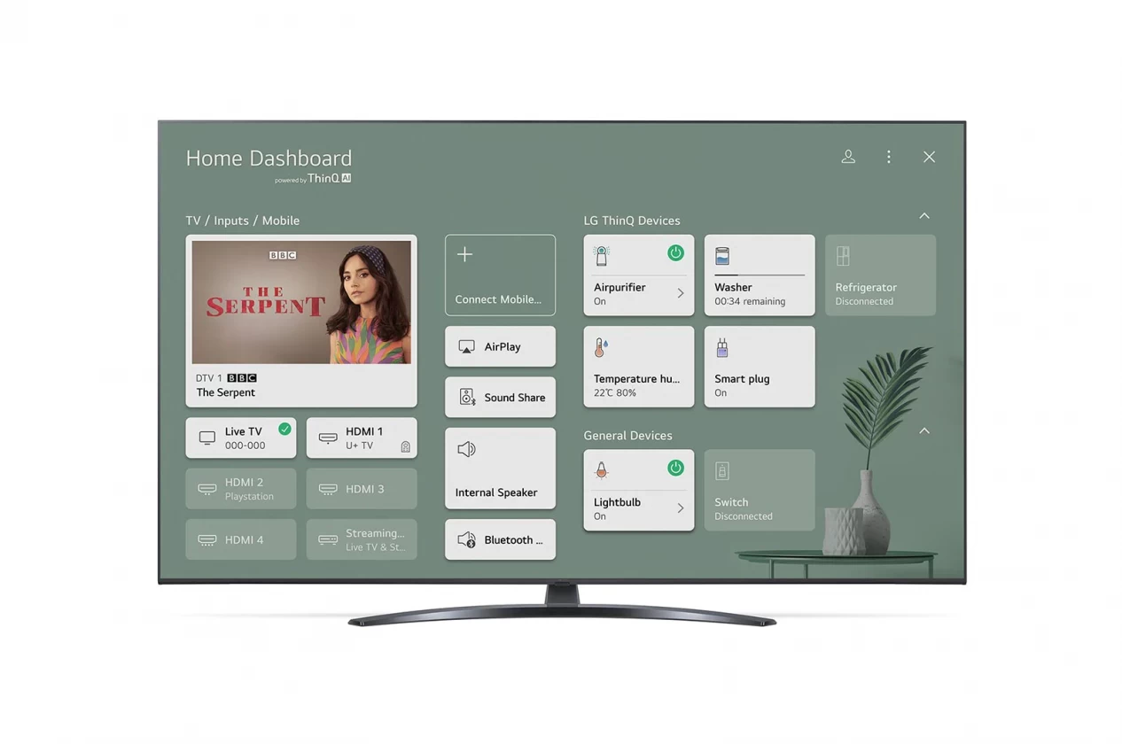 LG 55" 4k Smart TV