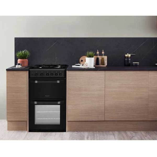 Hotpoint HD5G00KCB Cloe 50cm Cooker