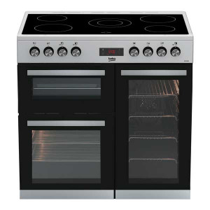 beko-90cm-electric-stainless-steel-range-cooker